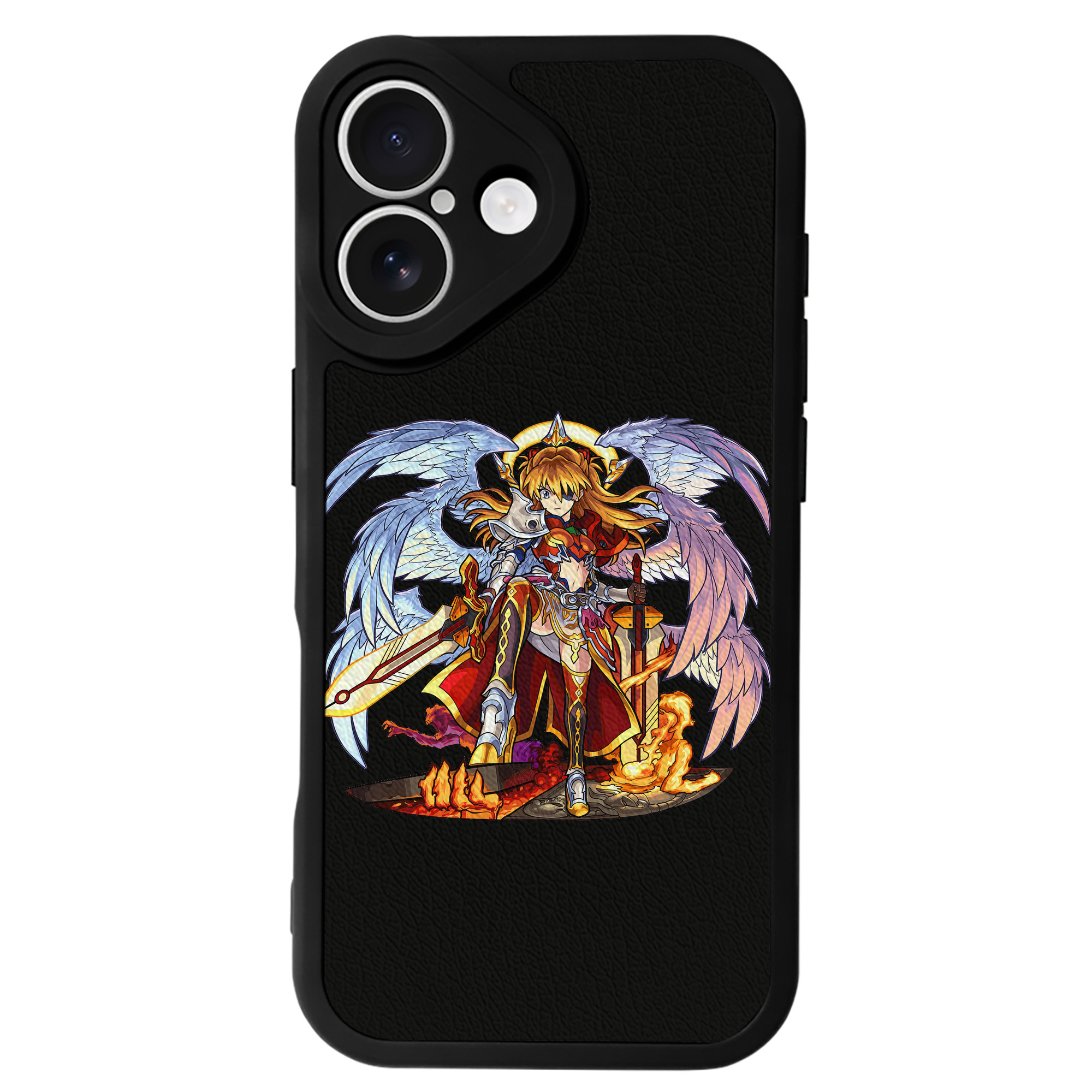 （画像用） EVA 新世紀エヴァンゲリオン 【iPhone 16シリーズ対応】シリコンスマホケース（レザー調） 材質：シリコン